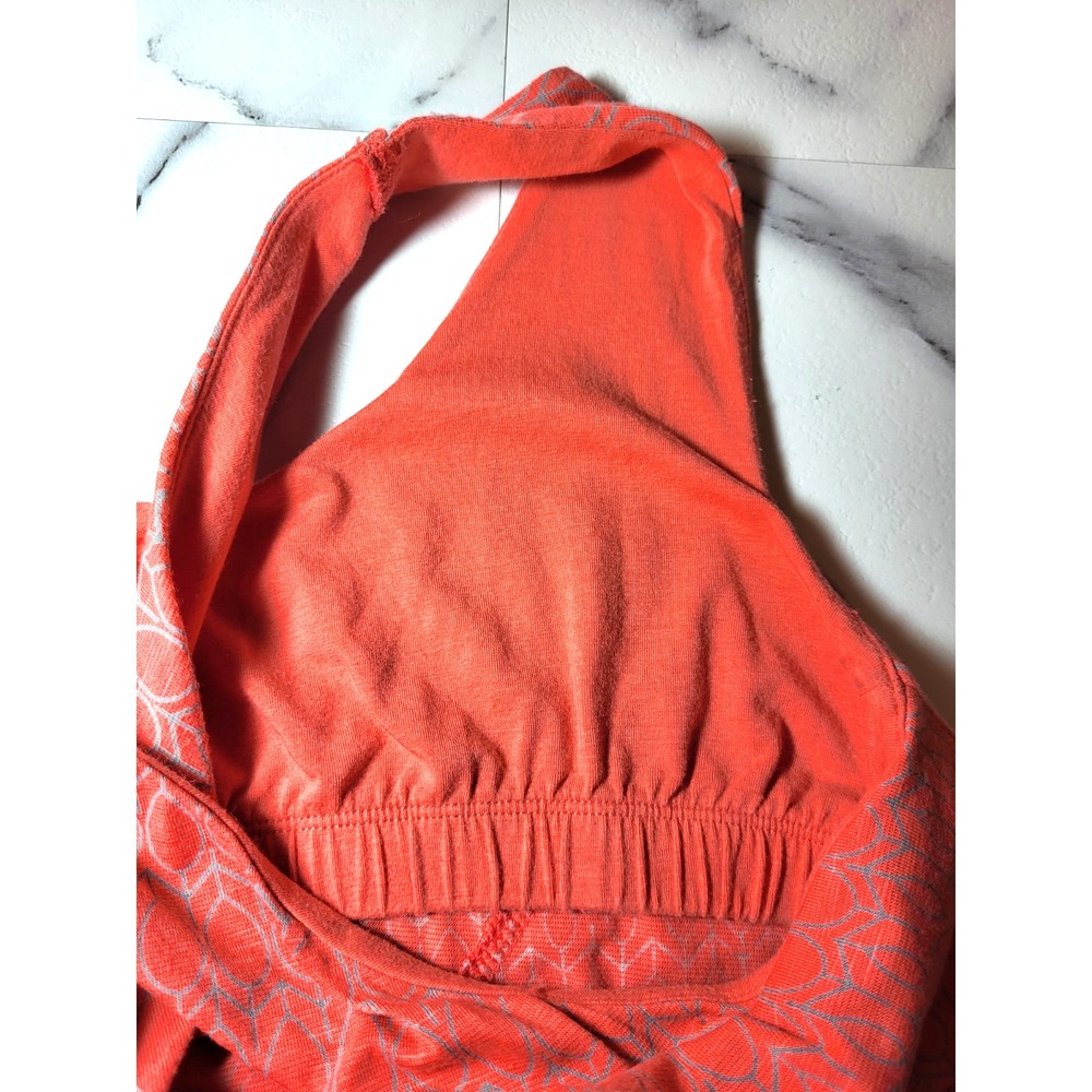 Toad & Co Dk Coral Xanthe Athleisure Aspen Print Built In Bra Dress Size Small - Picture 5 of 10